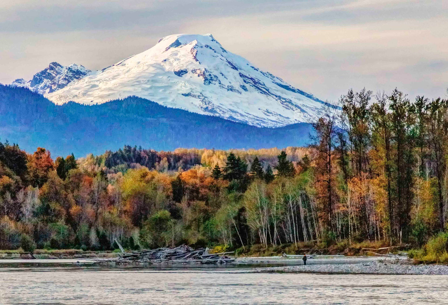 Mount Baker and Skagit River