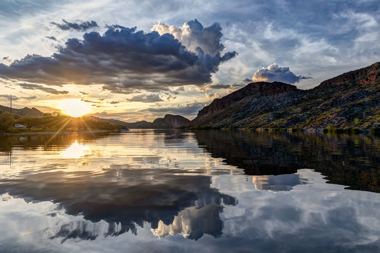 Canyon Lake Sunset, Arizona