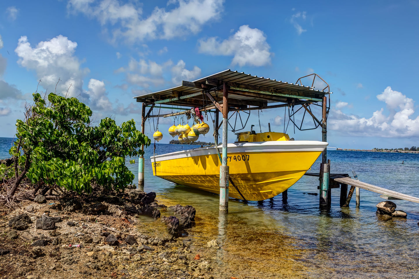 Fishing Boat, Bora Bora, French Polynesia