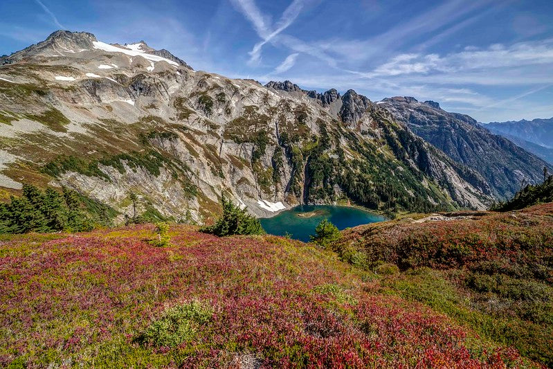 Doubtful Lake from Sahale Arm