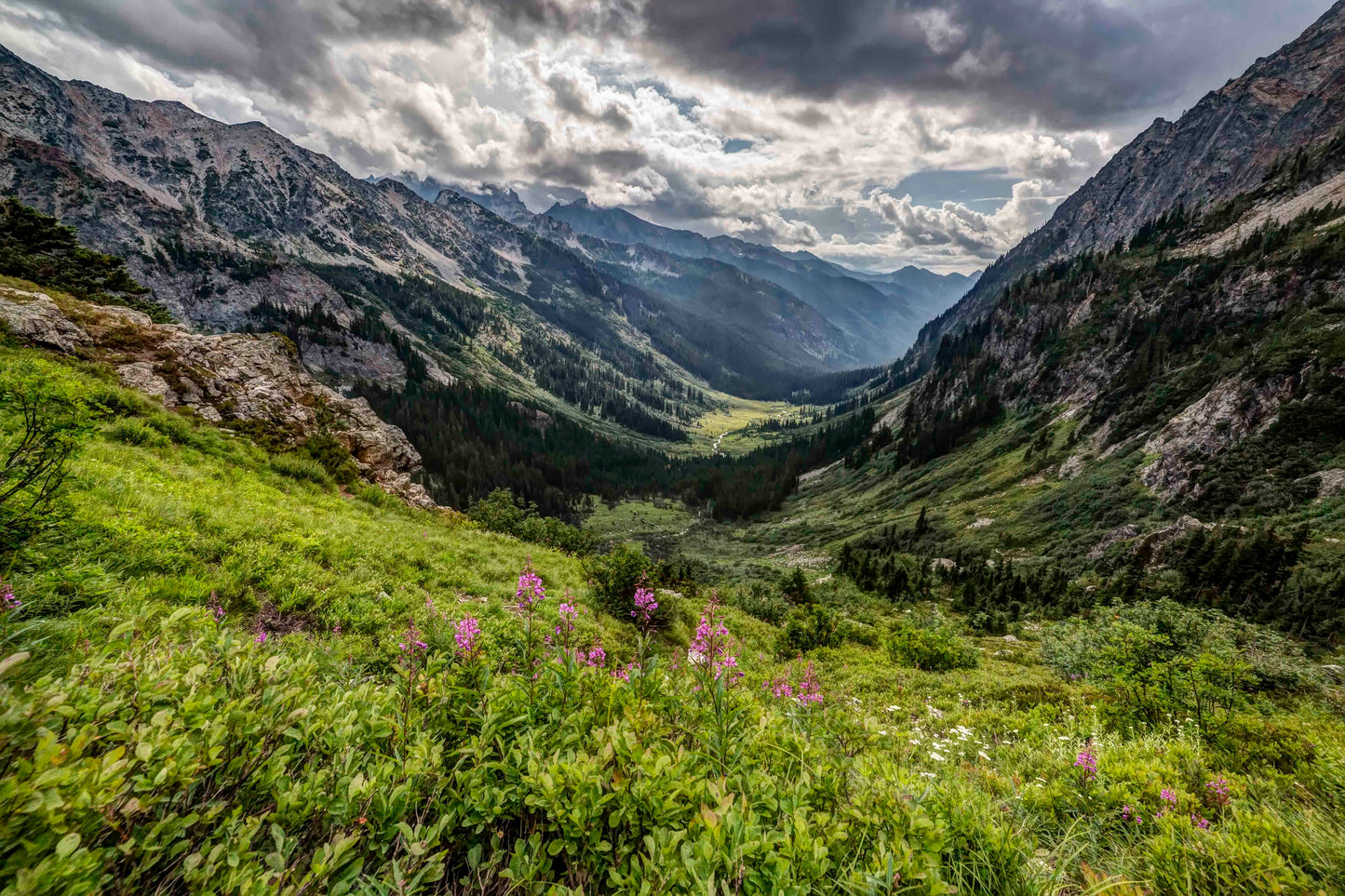 Spider Meadows and Phelps Creek, Glacier Peak Wilderness