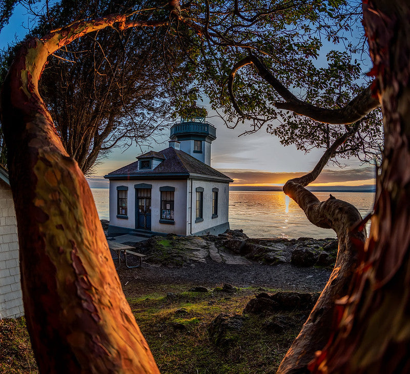 Lime Kiln Light House Sunset