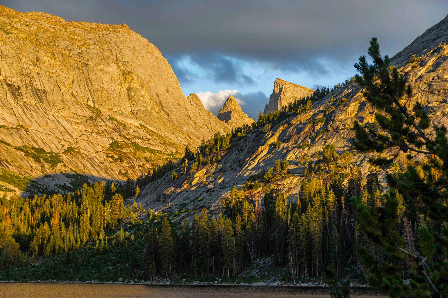 Haystack Mtn from Deep Lake, Wind River Range, Wyoming