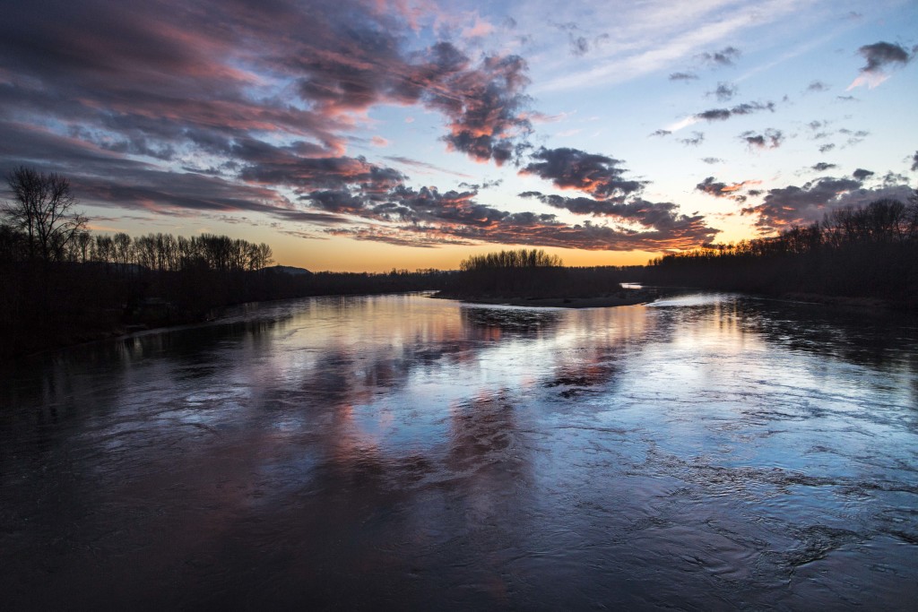 Skagit River Sunset 