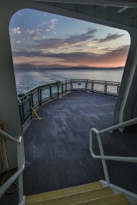 Ferry Sunset