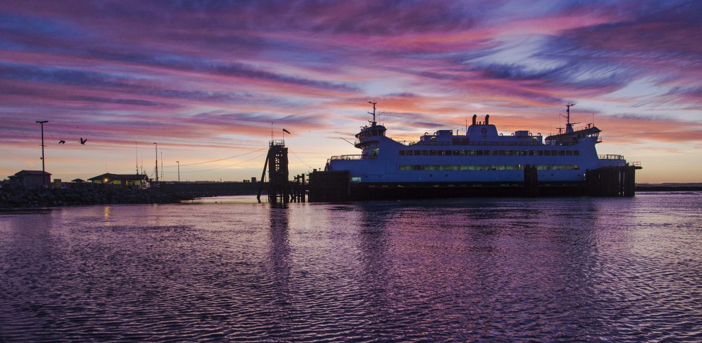 Port Townsend Ferry at Sunrise