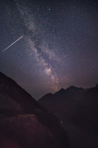 Diablo Overlook Milky Way  and Meteor