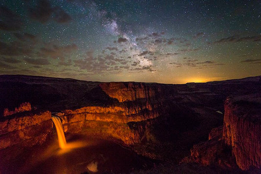 Palouse Falls and the Milky Way