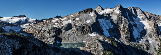 Triad Lake Panorama, Glacier Peak Wilderness