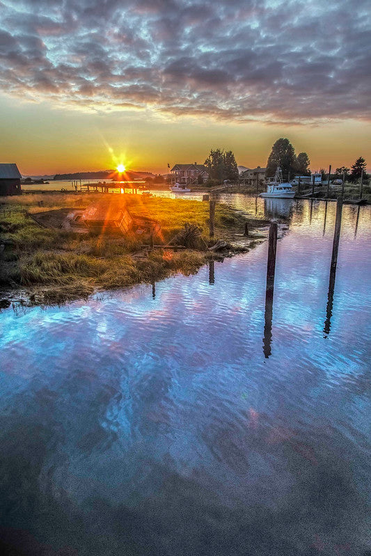 Samish River Sunset