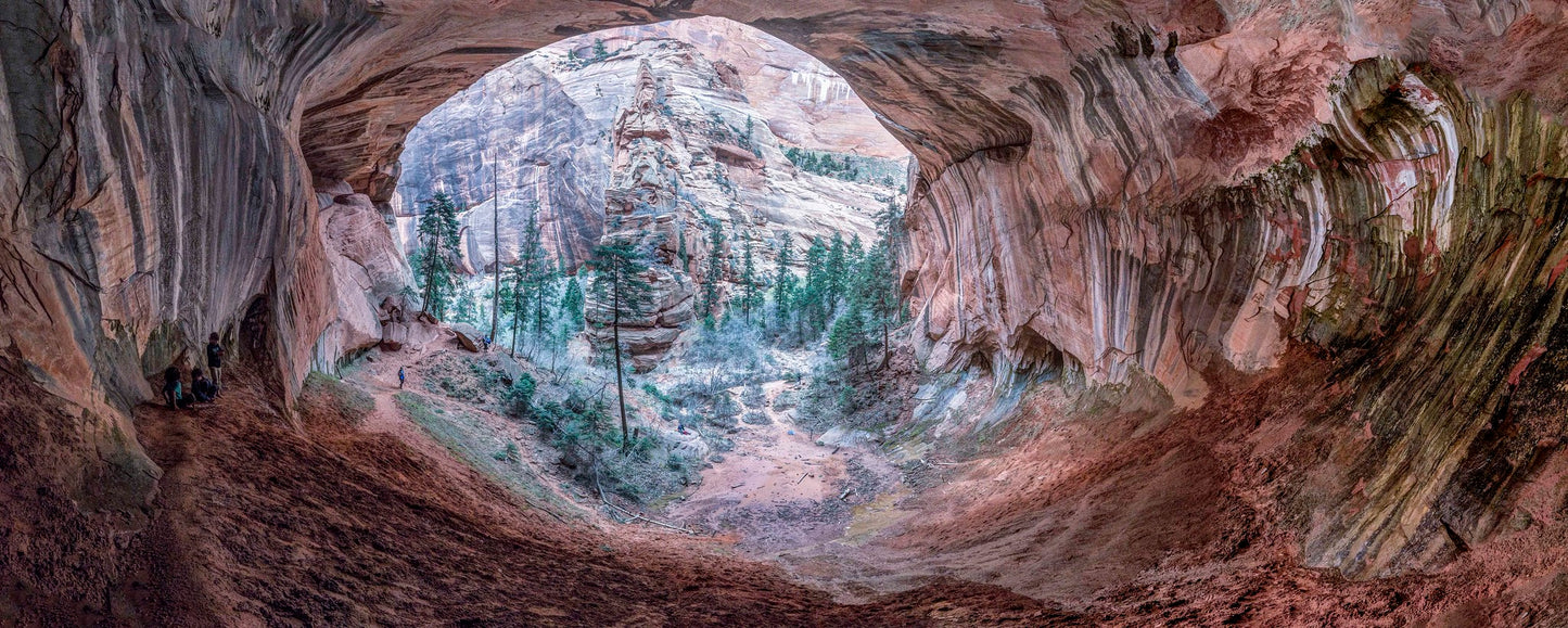 Double Alcove Arch Panorama, Zion National Park, Utah