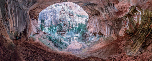 Double Alcove Arch Panorama, Zion National Park, Utah
