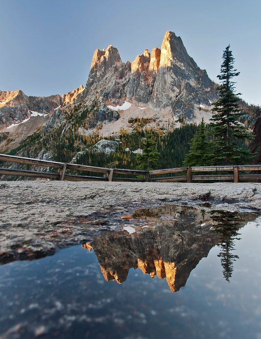 Liberty Bell Reflected at Washington Pass Overlook