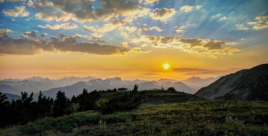 Panorama Sunset from Devils Dome