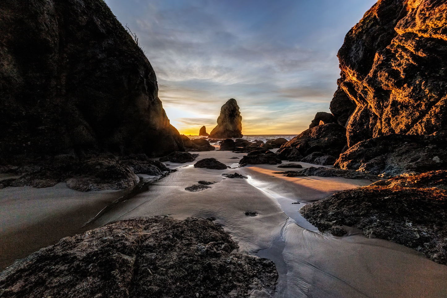 Sunset at Point of the Arches, Olympic National Park
