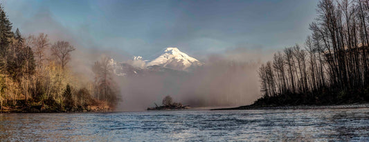 Mt Baker and Skagit River Panorama