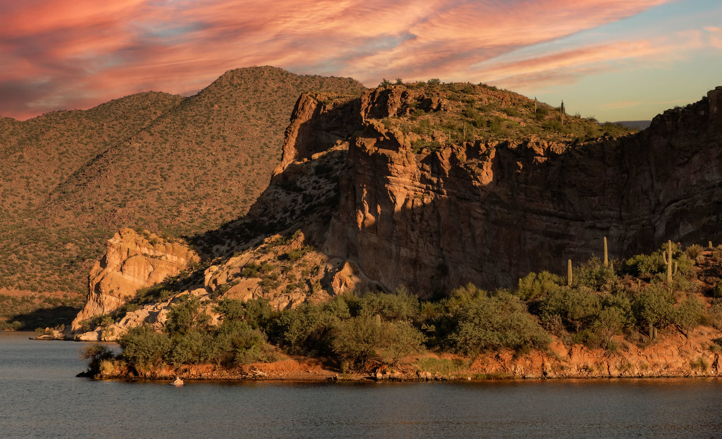 Saguaro Lake Sunset, Arizona