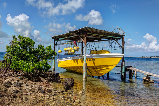 Fishing Boat, Bora Bora, French Polynesia