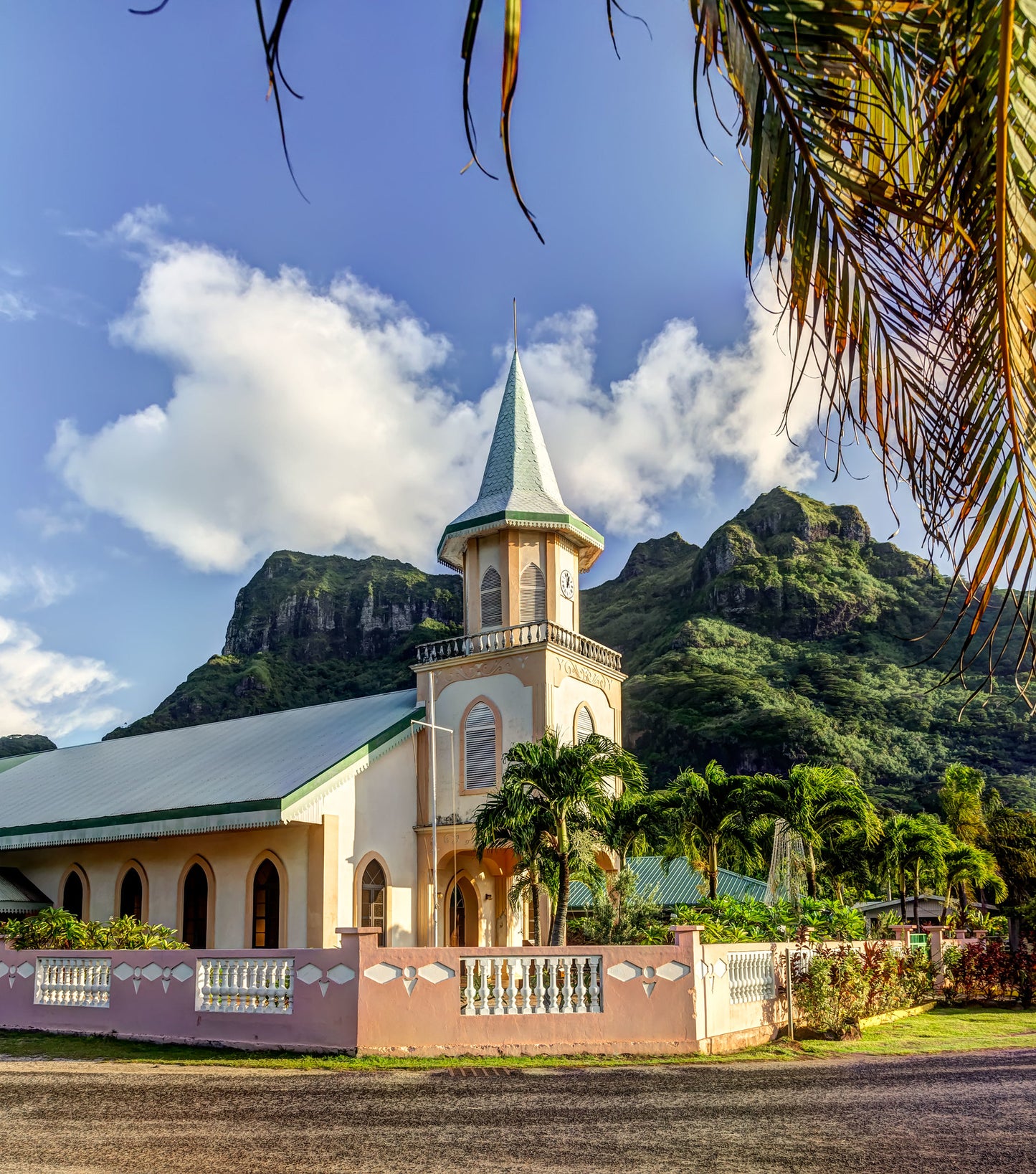 Church. Bora Bora, French Polynesia