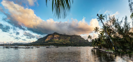 Panorama. Bora Bora, French Polynesia