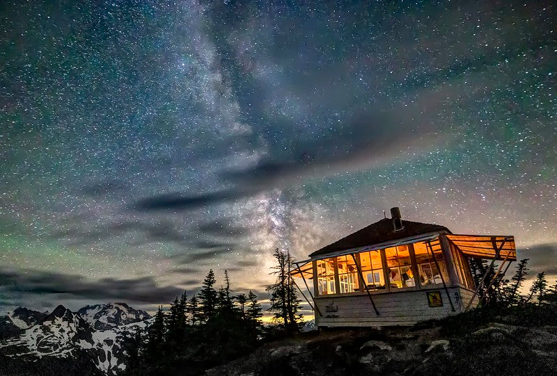Winchester Mountain Lookout and the Milky Way, North Cascades