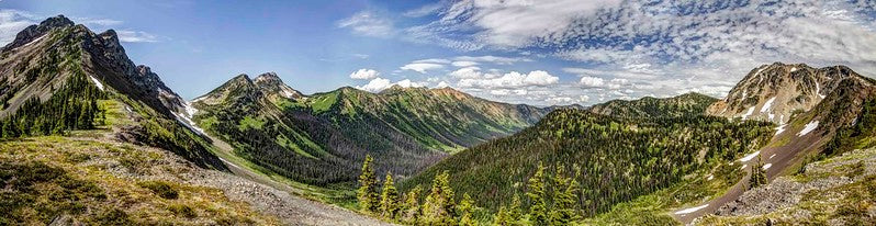 Rock Pass Panorama, Pasayten Wilderness