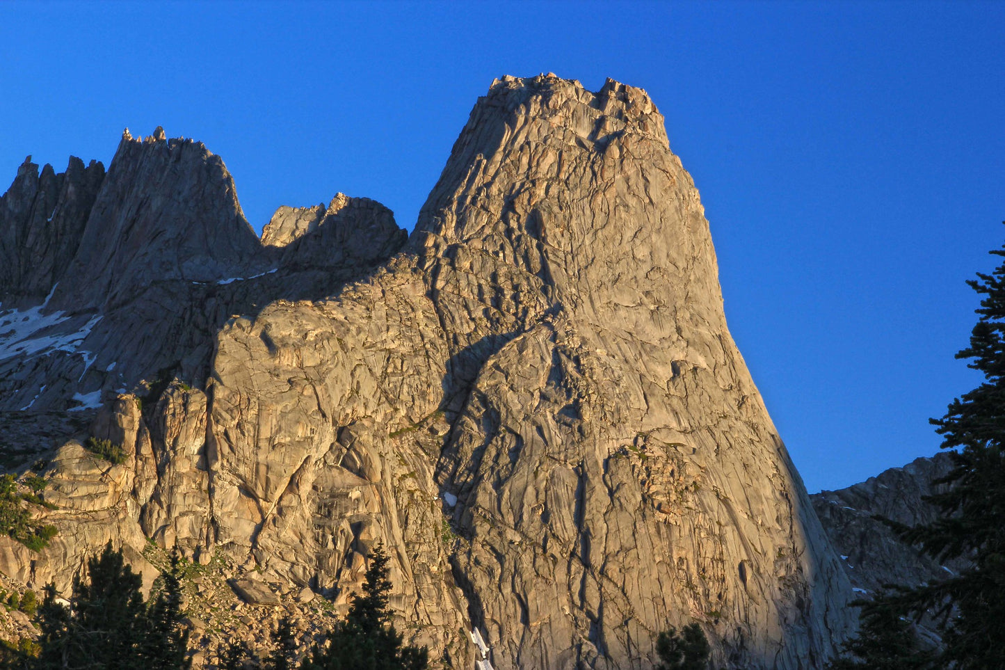 Morning light on  Pingora Peak, Cirque of the Towers, Wind River Range, Wyoming
