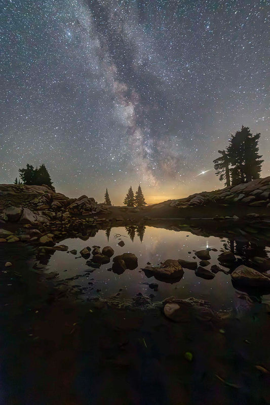Milky Way reflected at Artist Point