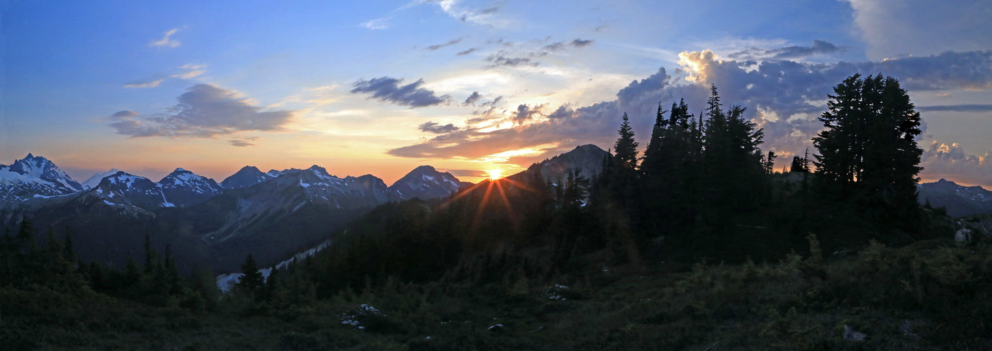 Copper Ridge Sunset Panorama