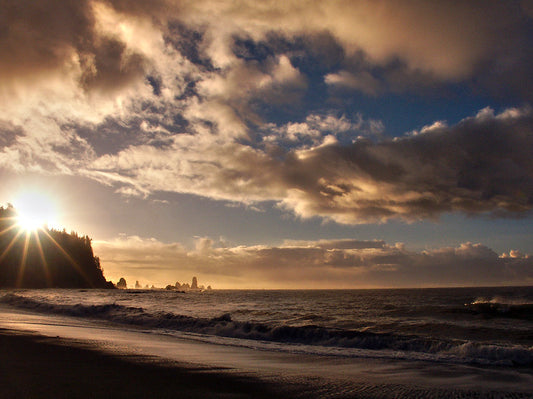 Giants Graveyard from Second Beach, Olympic National Park