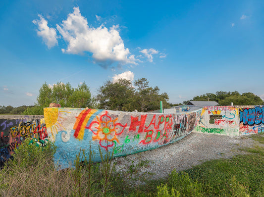 Graffiti Boat, Folly Beach, South Carolina