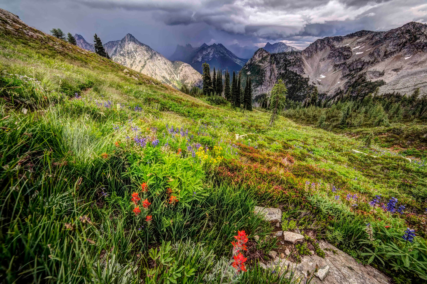 Maple Pass and Stormy Skies