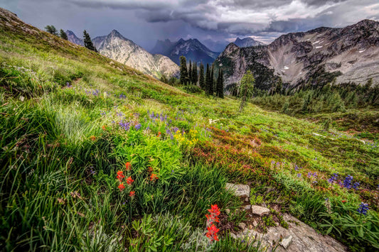 Maple Pass and Stormy Skies