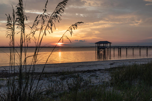 Sunrise at Melton Peter Demetre Park, Charleston, South Carolina