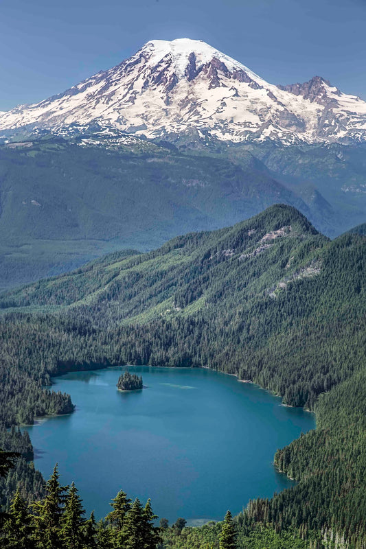 Mount Rainier and Packwood Lake