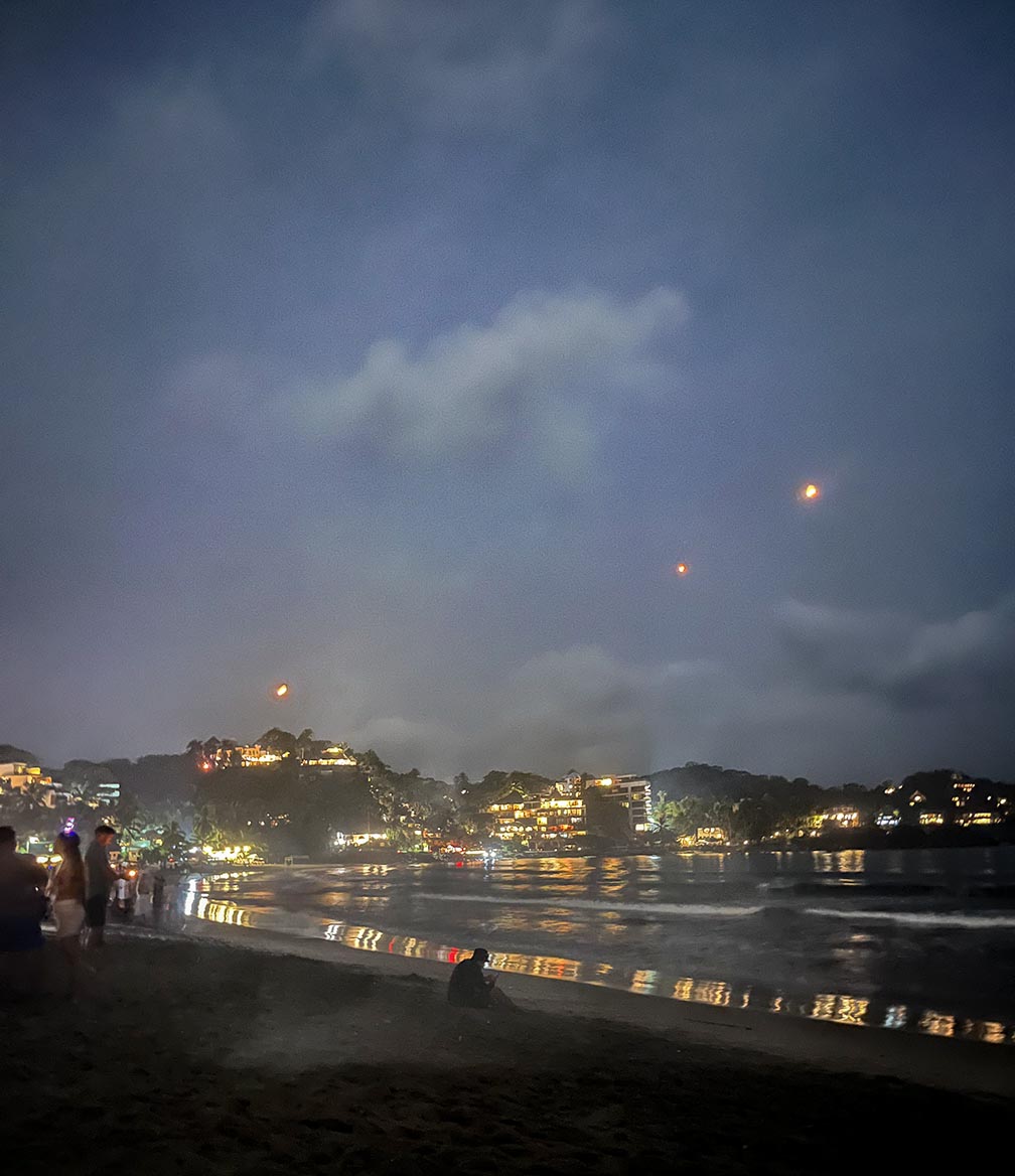 Sayulita Beach, Mexico, New Years Celebration and Fireworks 2026