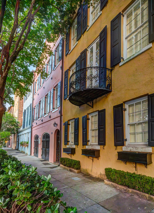 Rainbow Row, Charleston