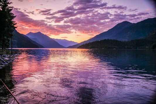 Ross Lake Sunset, North Cascades