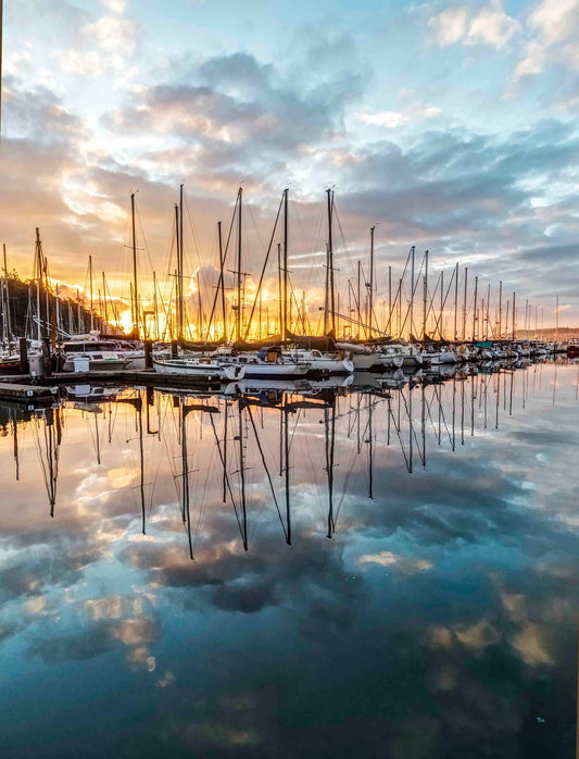 Sunrise at Cap Sante Marina, Anacortes
