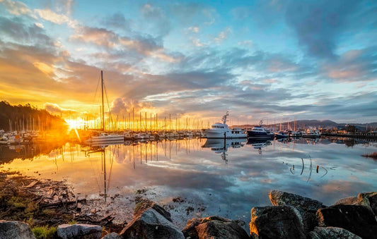 Sunrise at Cap Sante Marina, Anacortes