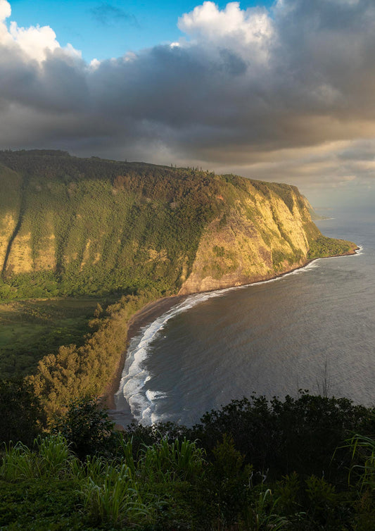 Waipio Valley at Sunrise, Hawaii
