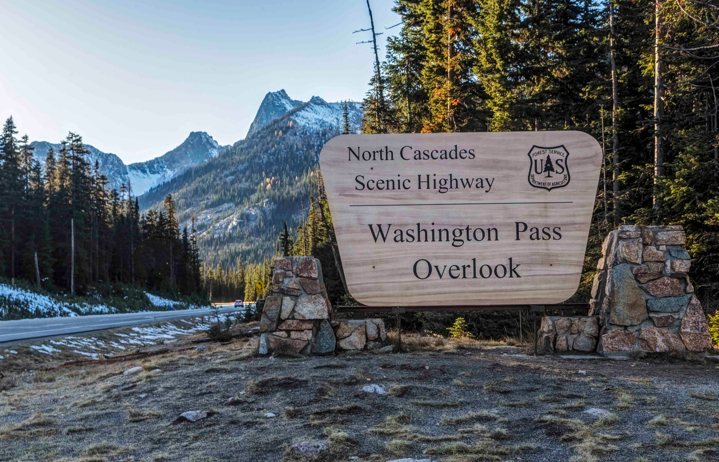 Washington Pass Overlook, North Cascades Scenic Highway