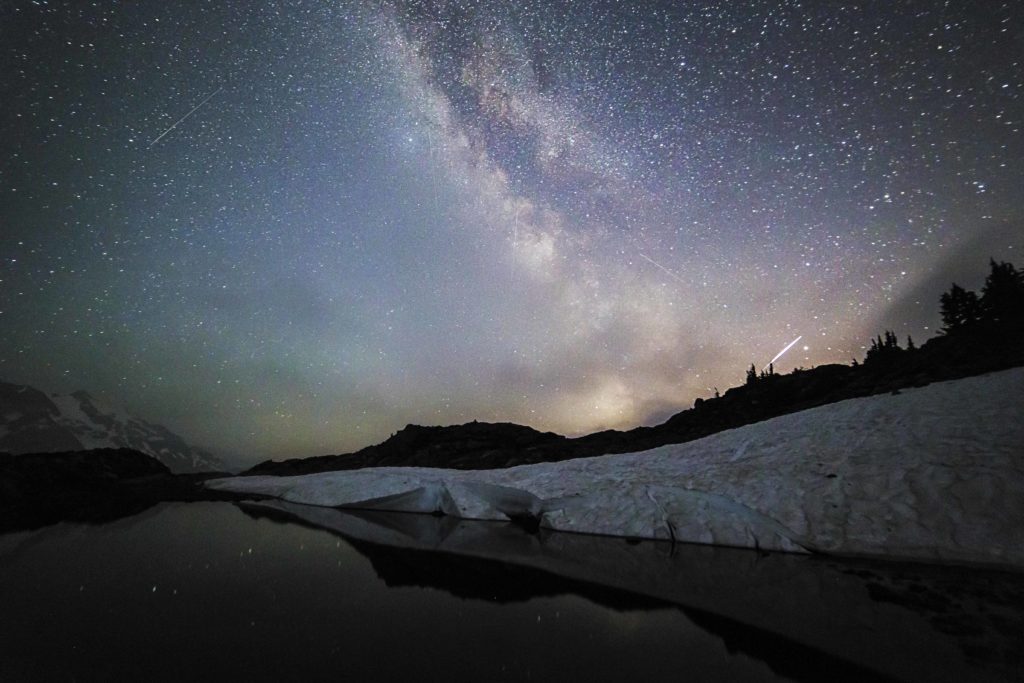 North Cascades Night Sky Photo Tours capture images of the Milky Way