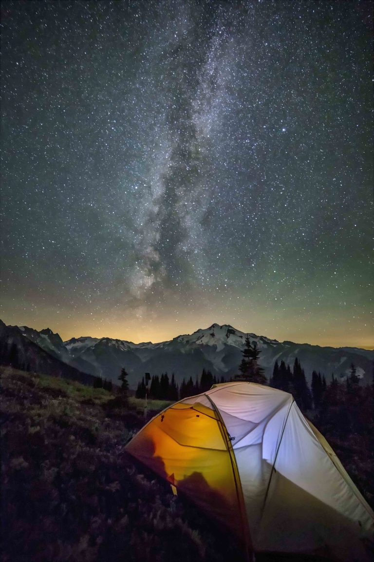 Glacier Milky Way HDR - Andy Porter Images